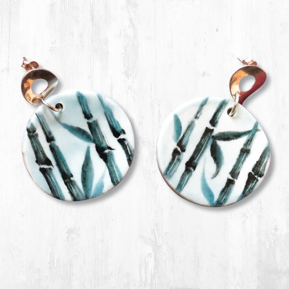 Orecchini in porcellana