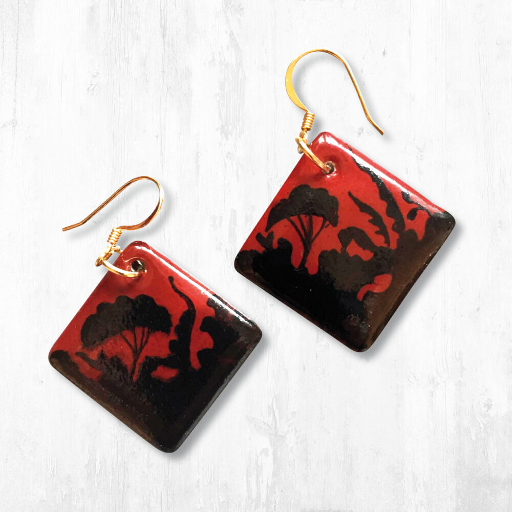 Orecchini in porcellana