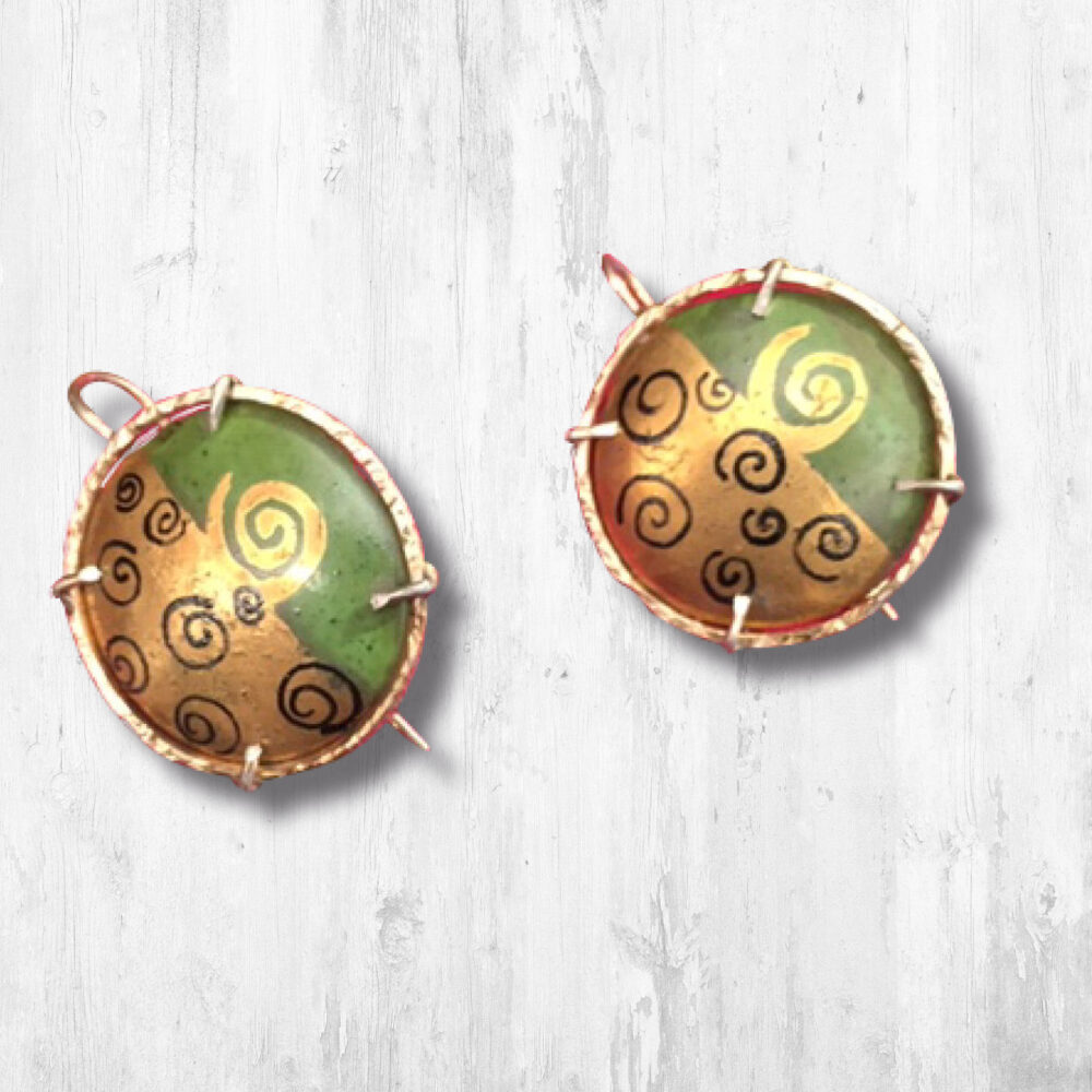 Orecchini in porcellana