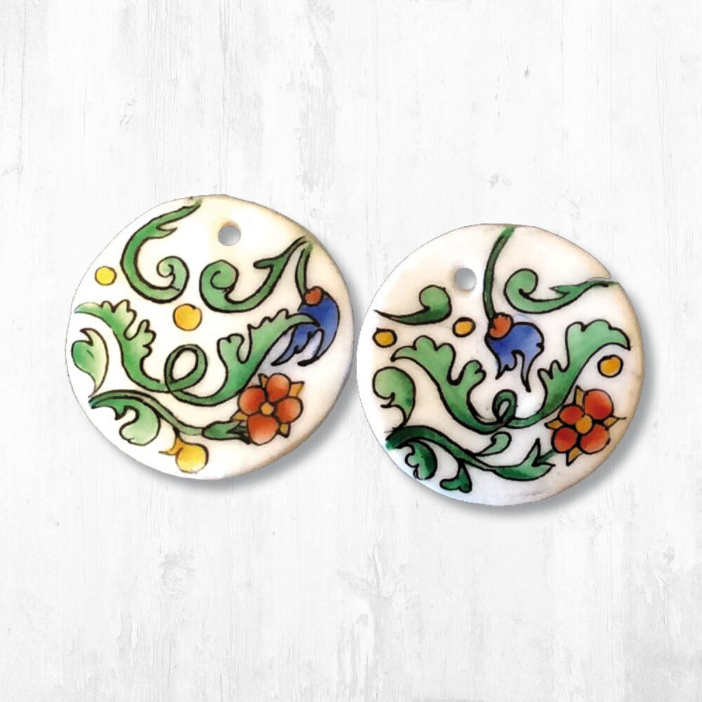 Orecchini in porcellana