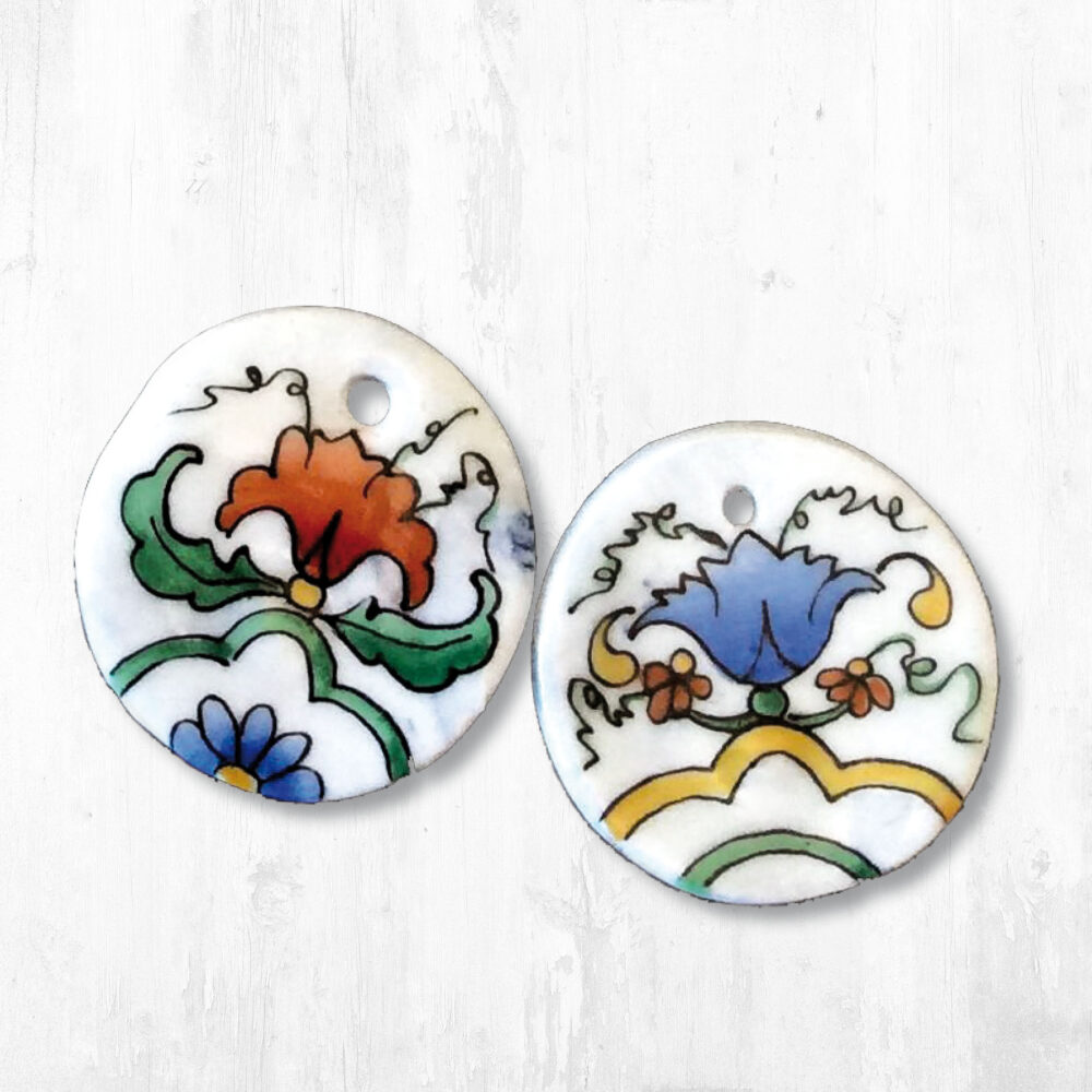 Orecchini in porcellana