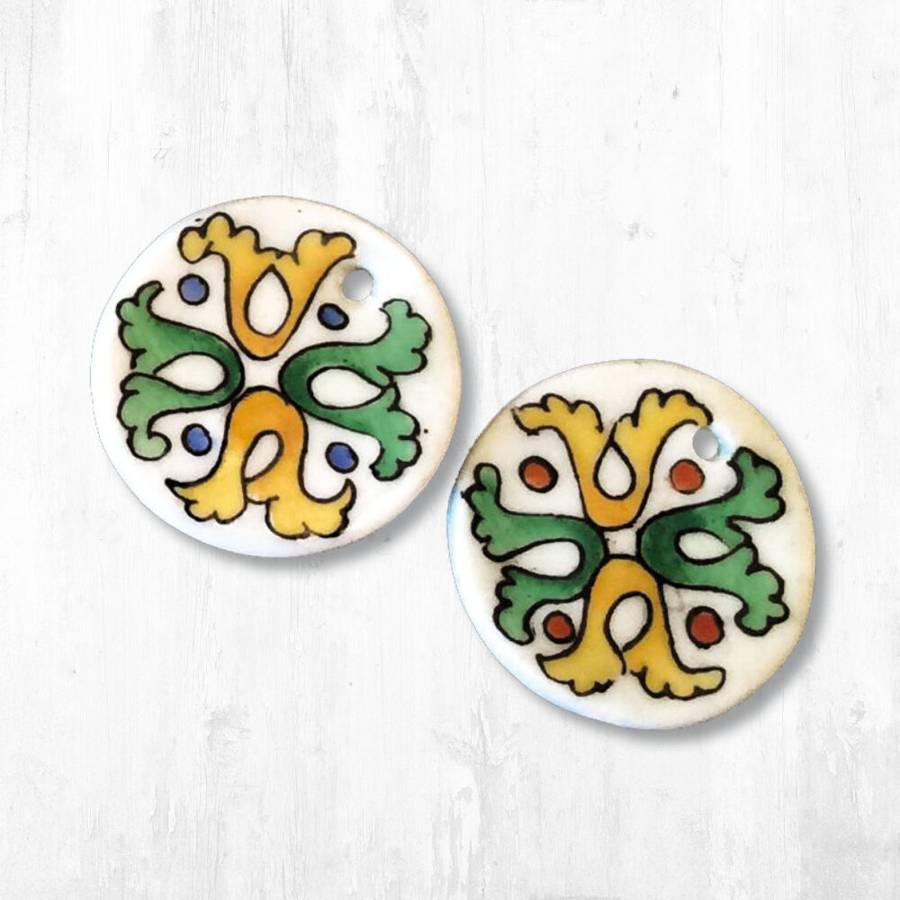 Orecchini in porcellana