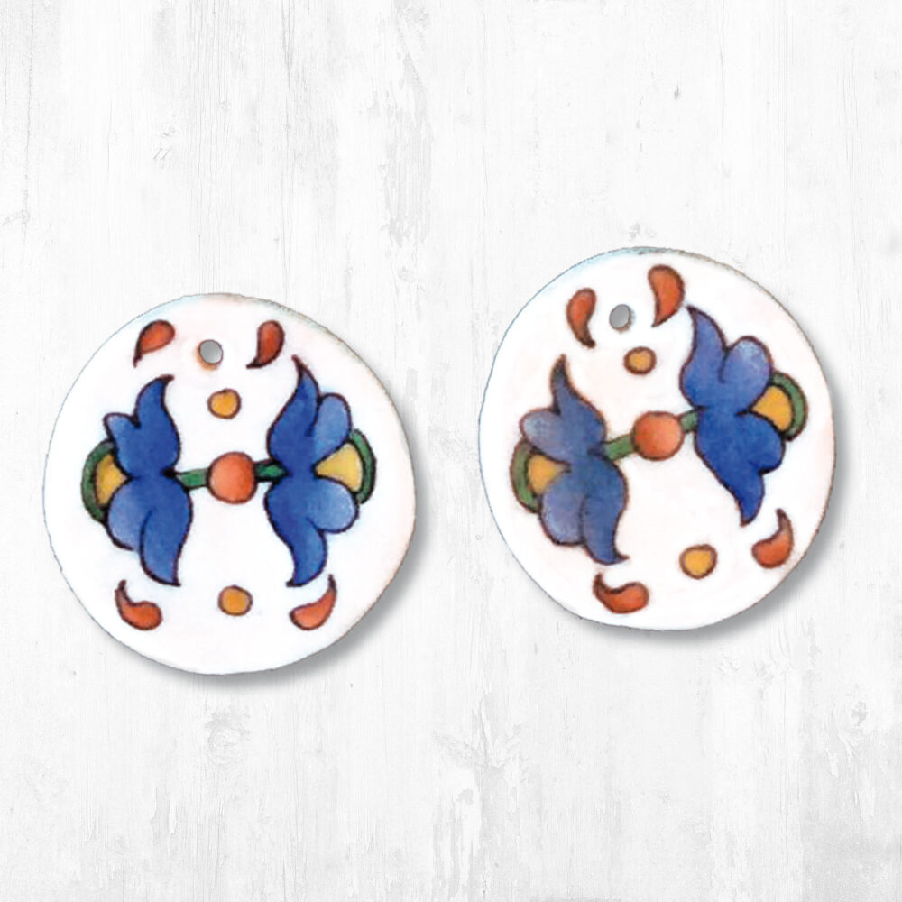 Orecchini in porcellana