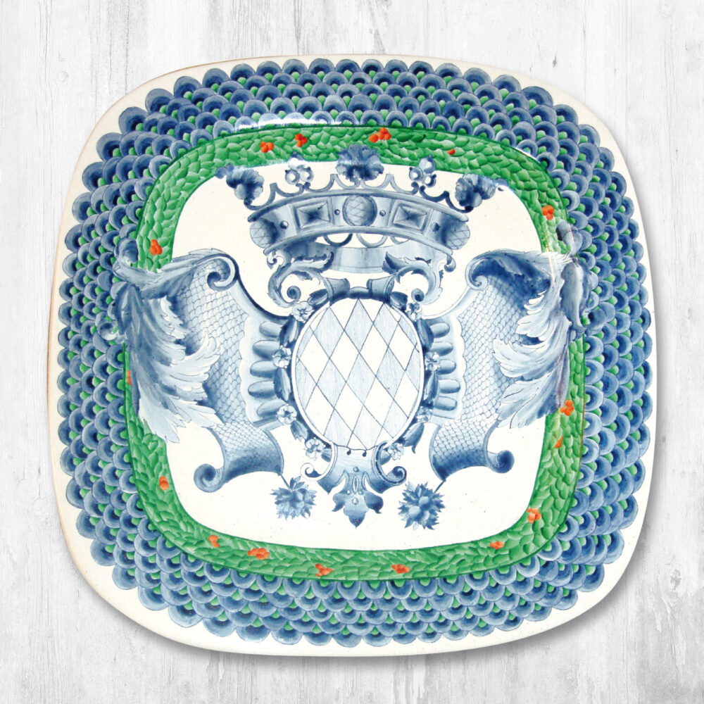 Piatto “Rivisitazione in blu”