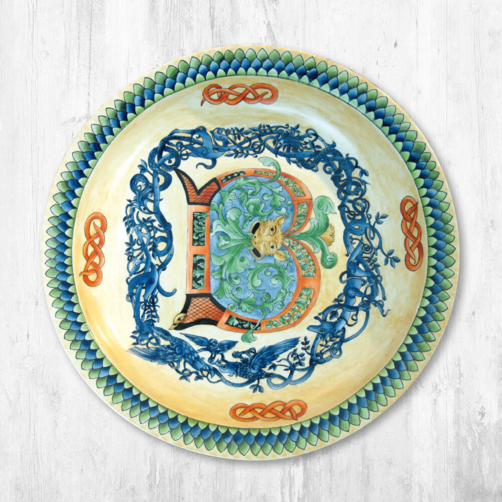 Gran piatto in ceramica