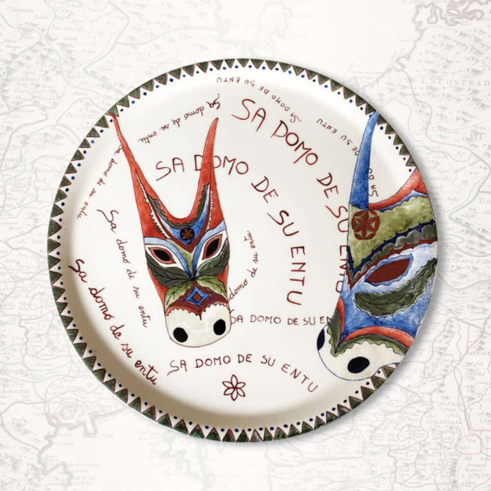 Piatto porcellana – Sa domo de su entu